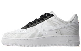 Nike Кроссовки Air Force 1 Low-Top для скейтбординга, мужские, серо-белые cw2288-111(team拾柒-男款低帮黑白裂纹板鞋) | black white