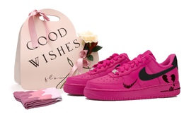 Женские кроссовки для скейтбординга Nike Air Force 1, Pink dd8959-600 (team拾玖-玫粉双钩s-box) | pink