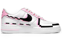 Кроссовки Nike Air Force 1 Skateboard Shoes Women's Low-Top White dh2920-111(team127-像素风马赛克女款)