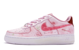 Кроссовки Nike Air Force 1 Skateboard Shoes Women's Low-Top Pink White/Red dh2920-111(team80-女款花束之恋)