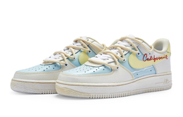 Кроссовки Nike Air Force 1 Skateboard Shoes Women's Low-Top Blue Yellow dh2920-111(team80-女款加州海岸白蓝)