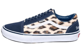 Удобные и универсальные нескользящие низкие кроссовки Supreme x Vans Old Skool для мужчин и женщин, синие, Dark Blue 待定 | dark blue