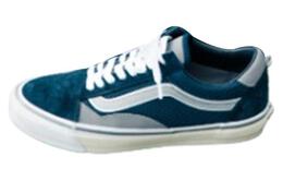 Нескользящие амортизирующие низкие кроссовки Vans Old Skool TDC для мужчин и женщин, синего, белого и серого цвета, Slate Blue/White-Tar 待定 | slate blue/white-tar