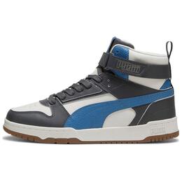 Кроссовки Puma RBD Game Skateboarding Shoes Unisex Mid-top White/Black/Blue, белый/черный 385839-30 | optic white/black/cobalt