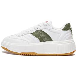 Kappa Кроссовки для скейтбординга Balance Low-Top с противоскользящим эффектом, женские, белые, зеленые k0e25cc72-012 | white green