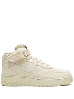 Кроссовки Air Force 1 Mid из коллаборации со Stussy Nike, бежевый dj7841 | бежевый