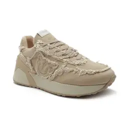 Кроссовки Paulette с добавлением кожи Pinko, бежевый pi232w0000509760041 | beige