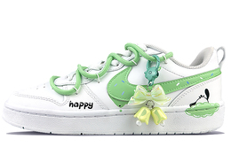 Кроссовки для скейтбординга Court Borough женские, низкие, зеленые Nike bq5448-100(team76-gs大耳朵狗)
