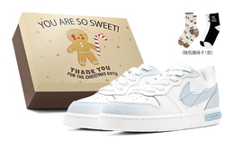 Кроссовки Nike Court Borough Skateboard Shoes Women's Low-Top White bq5448-100(teams-圣诞简约蓝s-box)