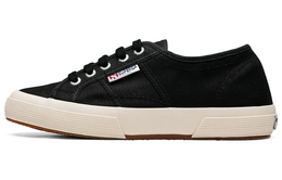 Кеды унисекс с низким верхом черного цвета Superga s003j70999