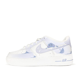 Кроссовки Nike Air Force 1 Skateboarding Shoes Women's Low-top White Blue, голубой dh2920-111（team305-小乌云） | light blue