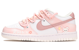 Женские кроссовки для скейтбординга Nike Dunk, Chalk White dh9765-100(teamthree-女款兔子粉白) | chalk white