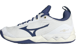 Mizuno Кроссовки унисекс, White/blue/gold v1ga212043 | white/blue/gold