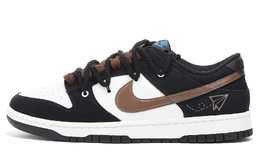 Кроссовки Nike Dunk Skateboard Shoes Women's Low-Top Brown/black/treasure dh9765-104(team59-女款黑棕十 sbox)