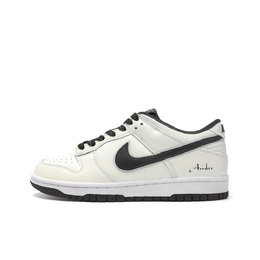Кроссовки Nike Dunk Skateboard Shoes Women's Low-Top White dh9765-104(team189-每日黑巧) | ivory