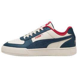 Кроссовки Puma Caven Skateboarding Shoes Unisex Low-top Blue/White, синий 401736-01 | blue with white lettering