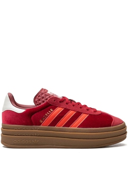 Кроссовки Adidas Gazelle Bold "Velvet Pack - Victory Red/Bright Red/Off White", красный ig4388 | красный
