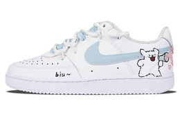 Женские кроссовки для скейтбординга Nike Court Vision 1, White cd5434-100(team58-biu) | white