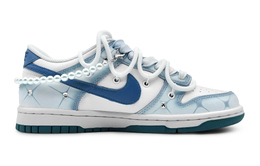 Кроссовки Nike Dunk Skateboard Shoes Women's Low-Top White fd9911-101(team16-碧蓝星辰2.0)
