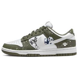 Nike Кроссовки для скейтбординга Dunk женские, низкие, зеленые/белые dd1503-120(team181-竹林熊猫) | green white