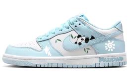 Кроссовки Nike Dunk Skateboard Shoes Women's Low-Top Blue White, синий fb9109-105(team181-星星小熊猫) | blue