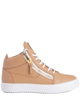 Giuseppe Zanotti высокие кеды Nicki, нейтральный цвет rw90095k06 | нейтральный цвет