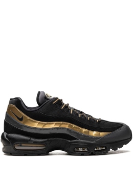 Nike кроссовки Air Max 95 Premium Black/Metallic Gold/Anthracite, черный 538416 | черный