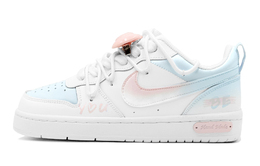 Кроссовки Nike Court Borough Skateboarding Shoes Women's Low-top Pink, желтый bq5448-100(teams2-夏日粉蓝s-box) | acid yellow