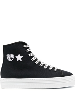 Chiara Ferragni кеды с декором Eyelike, черный cf3122001 | черный