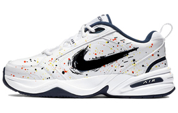 Кроссовки Nike Air Monarch 4 Chunky Sneakers Unisex Low-Top Blue White, белый 415445-102(team56-七彩泼墨) | white