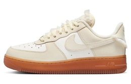 Кроссовки Air Force 1 Sail Gum Faux Fur Women's Nike, кремовый fv3701-119 | off white