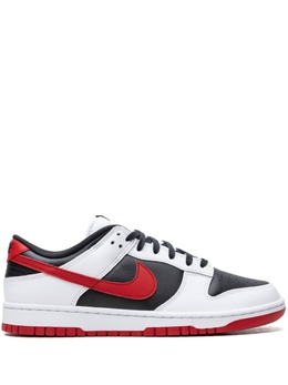 Nike кроссовки Dunk Low Retro Black/University Red, белый fd9762 | белый