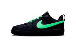 Nike Court Borough Starlight Нескользящие Легкие Низкие Кроссовки для Скейтбординга GS Черный Зеленый bq5448-115(team506-女款星芒) | black green