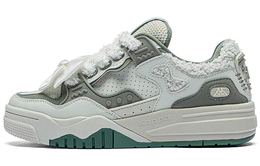 Кроссовки Kappa Skateboarding Shoes Women's Low-top White, зеленый k0dy5cc18-3124 | mountain green