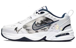 Кроссовки Nike Air Monarch 4 Chunky Sneakers Unisex Low-Top White Blue 415445-102(team10-走马观花) | white