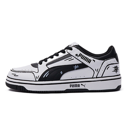 Кроссовки Puma Rebound Joy Skateboarding Shoes Unisex Low-top Black/white, белый 380747-01(team15-漫画校园) | white