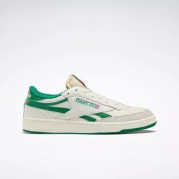 Винтажные кроссовки Club C Revenge Reebok, мультиколор 100001283 | chalk / paper white / glen green