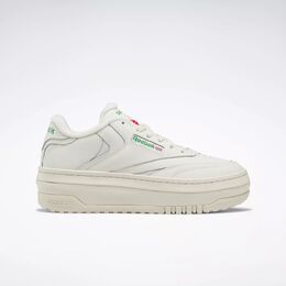 Кроссовки Club C Extra Reebok, мультиколор 100010060 | chalk / chalk / glen green