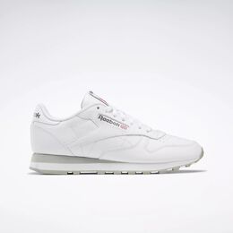 Классические кожаные кроссовки Reebok, мультиколор 100008789 | ftwr white / pure grey 3 / pure grey 7