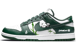Кроссовки Nike Dunk Skateboarding Shoes Unisex Low-top Green/White, зеленый dd1391-101(team56-竹林熊猫) | green
