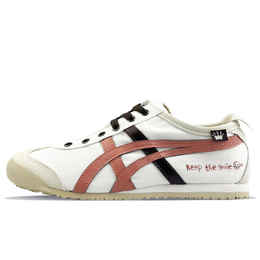 Кроссовки Onitsuka Tiger MEXICO 66 Lifestyle Shoes Unisex Low-top Brown, белый d3k0n-0143(team40-美拉德下午茶) | white