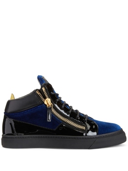 Giuseppe Zanotti кеды Kriss со вставками, синий rw00107h01 | синий