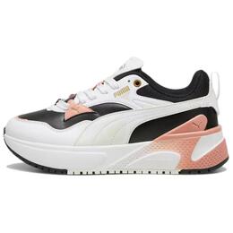 Кроссовки Puma R78 Lifestyle Shoes Women's Low-top Black/white/pink, черный/белый/розовый 397675-08 | black/white/pink