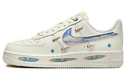 Кроссовки Nike Air Force 1 Skateboarding Shoes Women's Low-top Gold/white, белый fv3654-111(team56-落月星河) | white