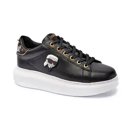 Кожаные кеды капри Karl Lagerfeld, черный kl244w0000160000036 | nero