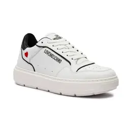 Кожаные кроссовки Love Moschino, белый lm244w0000571010036 | bianco