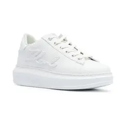 Кожаные кроссовки Kapri Signia с тиснением Karl Lagerfeld, белый kl244w0000211190036 | bianco