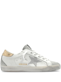 Golden Goose кроссовки Super-Star с эффектом потертости, белый gwf00102f006130 | белый