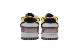 Кроссовки Nike Dunk Skateboarding Shoes Unisex Low-top Brown/white/yellow, коричневый fv3629-371(team420-废土涂鸦) | brown