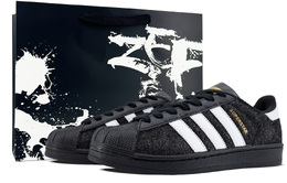 Adidas SUPERSTAR Износостойкие низкие кроссовки для скейтбординга унисекс Black Diamond eg4959(team97-黑钻白杠满天星s-box） | black diamond